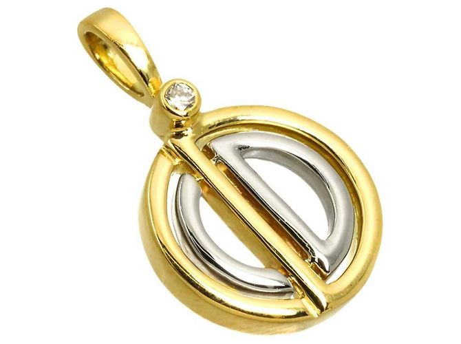 Pendente Christian Dior in oro 18K e diamanti - vista 2