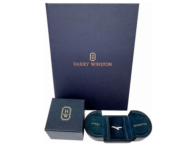 Anello Ribbon Band Harry Winston - vista 9