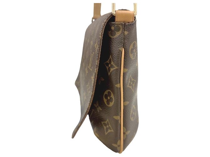 Borsa a Spalla Louis Vuitton Musette Tango M51257 Marrone - vista 3