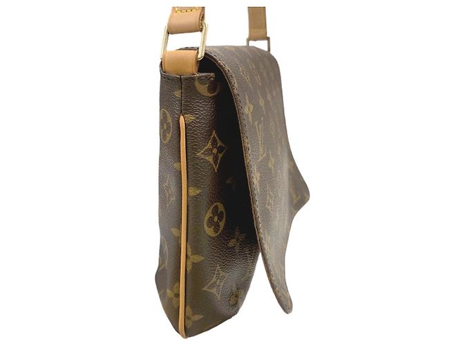 Borsa a Spalla Louis Vuitton Musette Tango M51257 Marrone - vista 4