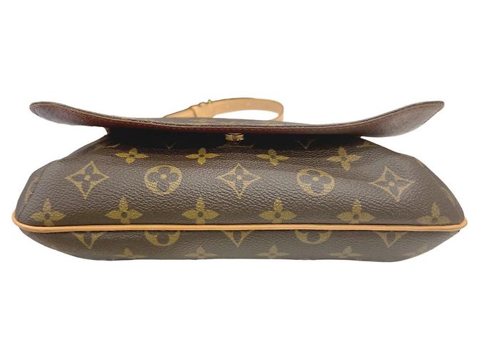 Borsa a Spalla Louis Vuitton Musette Tango M51257 Marrone - vista 5
