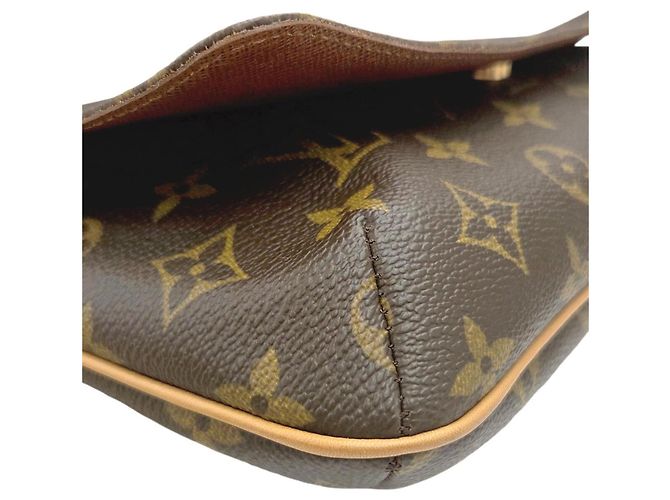 Borsa a Spalla Louis Vuitton Musette Tango M51257 Marrone - vista 6
