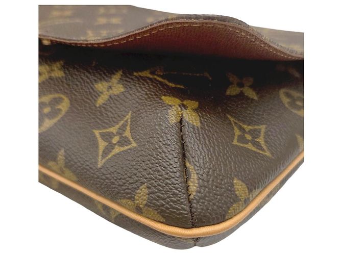 Borsa a Spalla Louis Vuitton Musette Tango M51257 Marrone - vista 7