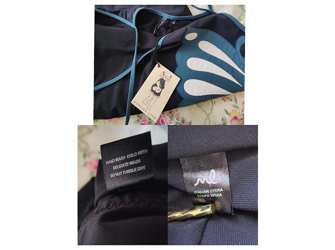 Autre Marque Costume intero Morgan Lane nero con motivo a farfalla - vista 7