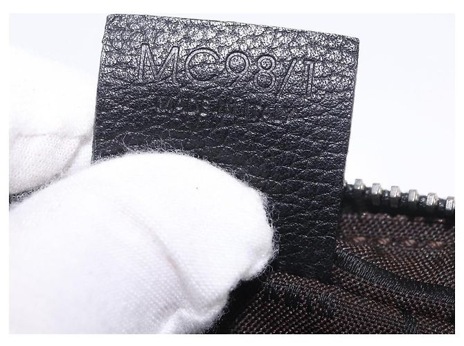 Céline Clutch da polso con zip Celine Vintage in pelle Nero - vista 6