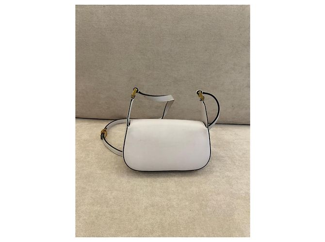 Borsa a tracolla Valentino in pelle bianca Bianco - vista 2