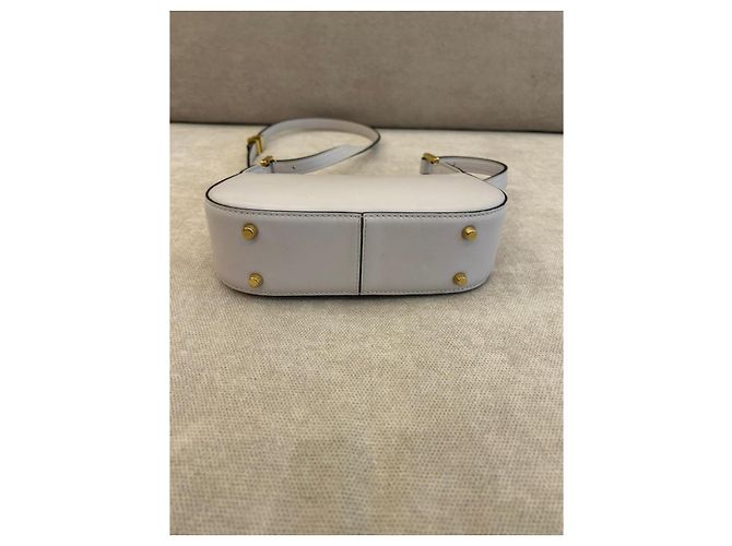 Borsa a tracolla Valentino in pelle bianca Bianco - vista 7
