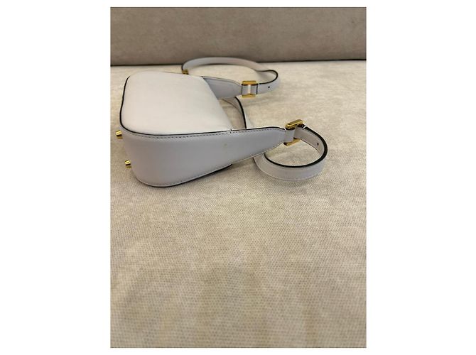 Borsa a tracolla Valentino in pelle bianca Bianco - vista 8