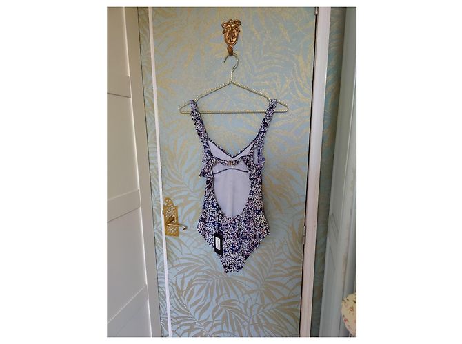Bañador de una pieza Zadig & Voltaire con estampado floral Rosa Blanco Azul - vista 4