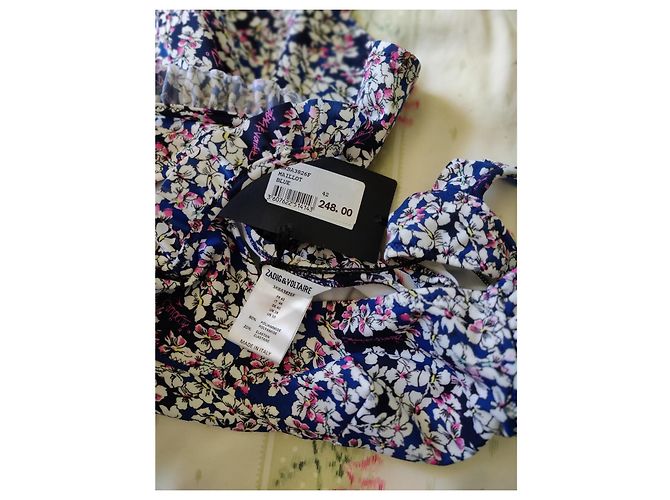 Bañador de una pieza Zadig & Voltaire con estampado floral Rosa Blanco Azul - vista 6
