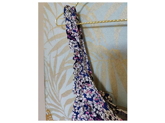 Bañador de una pieza Zadig & Voltaire con estampado floral Rosa Blanco Azul - vista 7