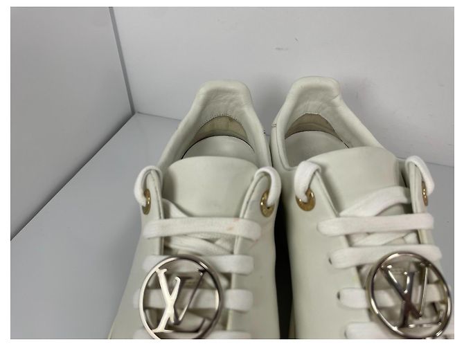 Louis Vuitton Frontrow Weiße Leder-Sneaker - Ansicht 4