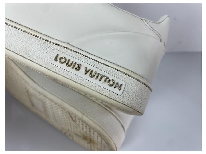 Louis Vuitton Frontrow Weiße Leder-Sneaker - Ansicht 8