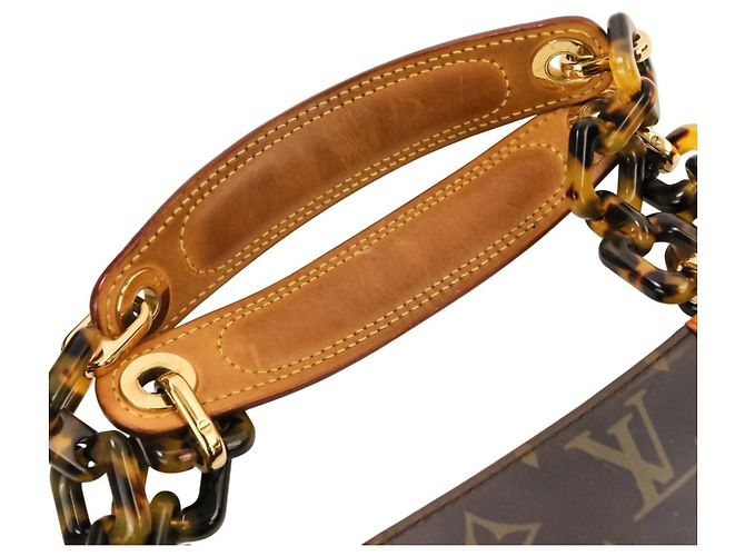 Borsa Tote Louis Vuitton Cabas Ambre PM Marrone - vista 13