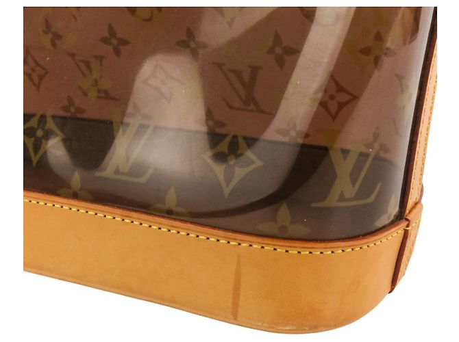 Borsa Tote Louis Vuitton Cabas Ambre PM Marrone - vista 17