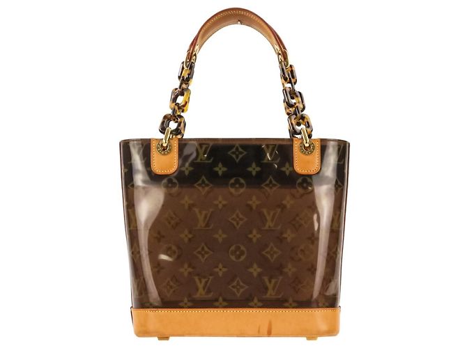 Borsa Tote Louis Vuitton Cabas Ambre PM Marrone - vista 3