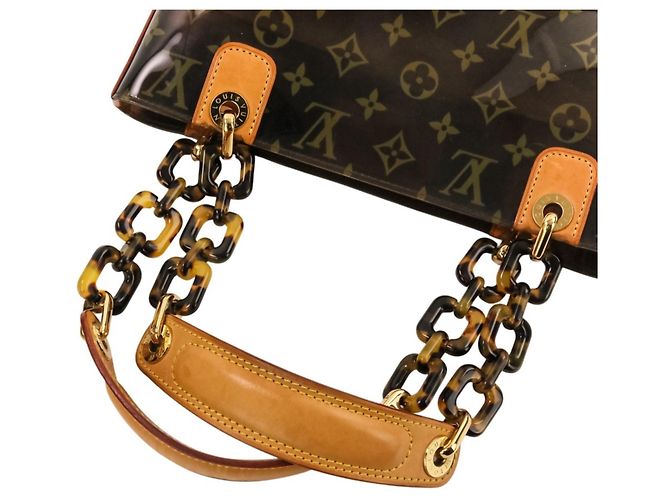 Borsa Tote Louis Vuitton Cabas Ambre PM Marrone - vista 6