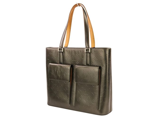 Borsa Tote Louis Vuitton Monogram Mat Wilwood Metallico - vista 2