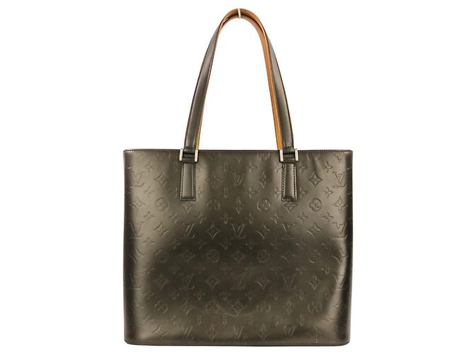 Borsa Tote Louis Vuitton Monogram Mat Wilwood Metallico - vista 3