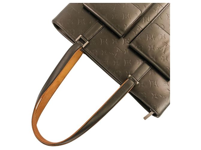 Borsa Tote Louis Vuitton Monogram Mat Wilwood Metallico - vista 8