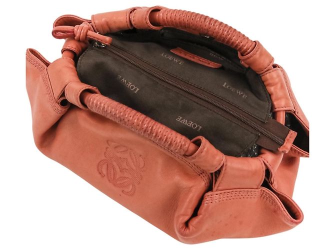 Mini borsa in pelle Nappa Aire Loewe Rosa - vista 7