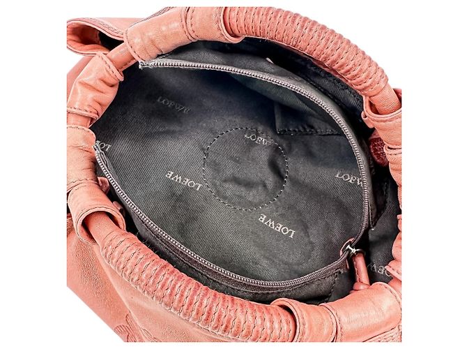 Mini borsa in pelle Nappa Aire Loewe Rosa - vista 8