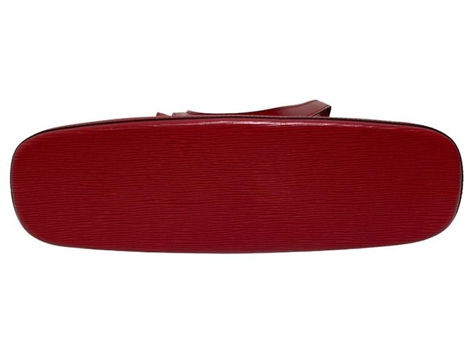 Louis Vuitton Epi Leder Lussac Tote Tasche Rot - Ansicht 5