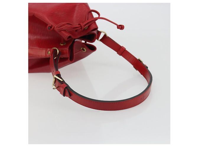 Borsa a Spalla LOUIS VUITTON Epi Petit Noe Rosso M44107 LV Auth 188077V - vista 7