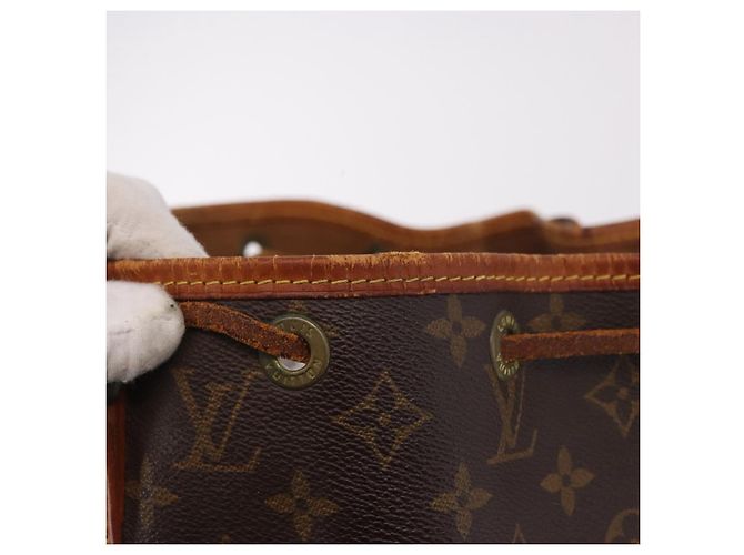 LOUIS VUITTON Borsa a Spalla Monogram Petit Noe M42226 LV Auth BA13980 Monogramma - vista 10