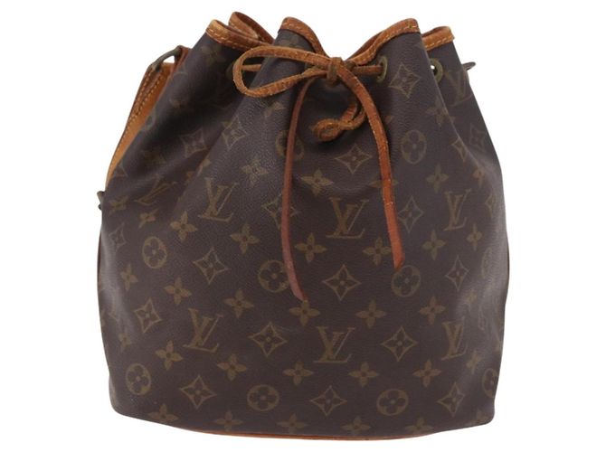 LOUIS VUITTON Borsa a Spalla Monogram Petit Noe M42226 LV Auth BA13980 Monogramma - vista 13