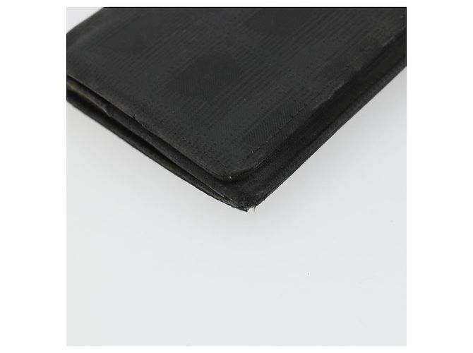 CHANEL Neue Travel Long Wallet Nylon Schwarz Silber CC Auth bs36031 - Ansicht 14