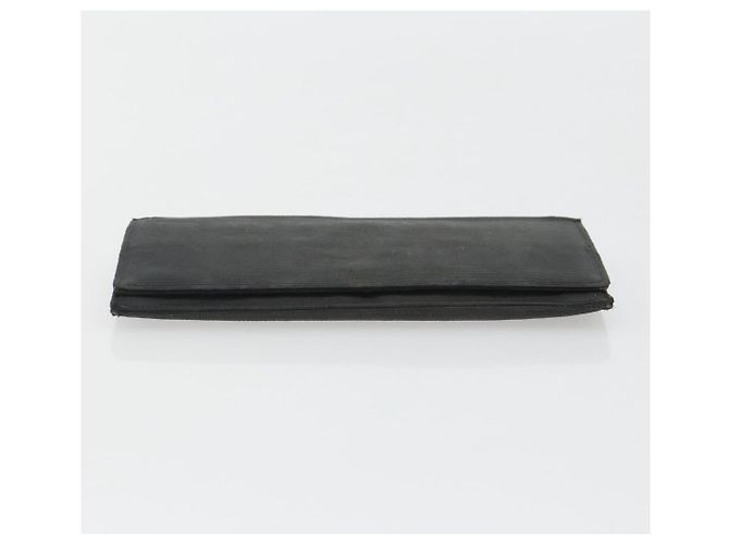 CHANEL Neue Travel Long Wallet Nylon Schwarz Silber CC Auth bs36031 - Ansicht 6
