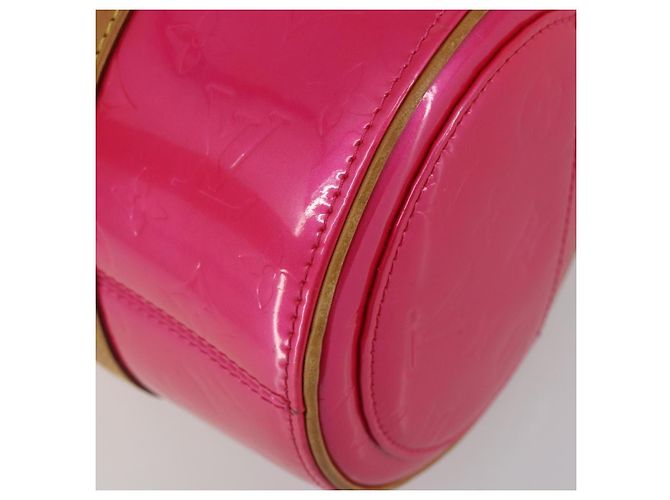 LOUIS VUITTON Monogram Vernis Bedford Bag Fuchsia Pink M91255 LV Auth 190057A Rosa Fuschia - vista 15