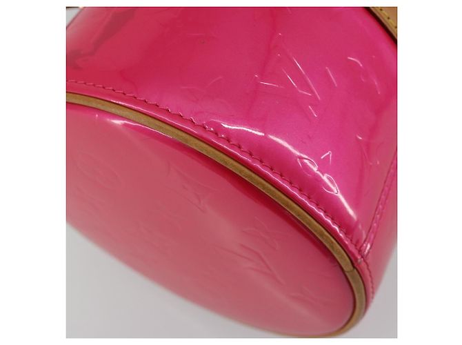 LOUIS VUITTON Monogram Vernis Bedford Bag Fuchsia Pink M91255 LV Auth 190057A Rosa Fuschia - vista 16