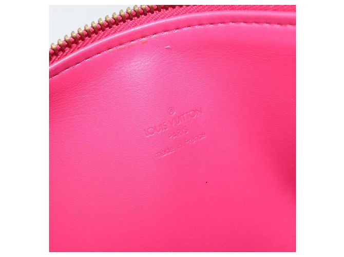 LOUIS VUITTON Monogram Vernis Bedford Bag Fuchsia Pink M91255 LV Auth 190057A Rosa Fuschia - vista 17