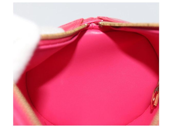 LOUIS VUITTON Monogram Vernis Bedford Bag Fuchsia Pink M91255 LV Auth 190057A Rosa Fuschia - vista 19