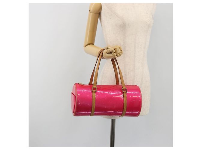 LOUIS VUITTON Monogram Vernis Bedford Bag Fuchsia Pink M91255 LV Auth 190057A Rosa Fuschia - vista 20