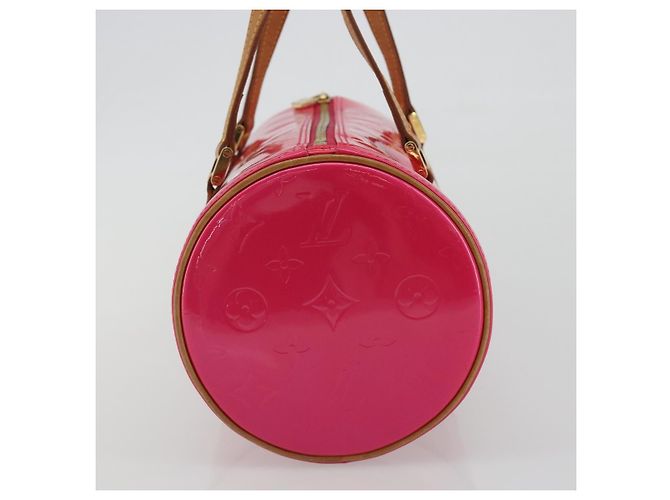 LOUIS VUITTON Monogram Vernis Bedford Bag Fuchsia Pink M91255 LV Auth 190057A Rosa Fuschia - vista 3