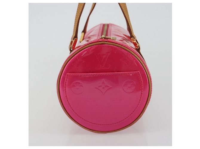 LOUIS VUITTON Monogram Vernis Bedford Bag Fuchsia Pink M91255 LV Auth 190057A Rosa Fuschia - vista 4
