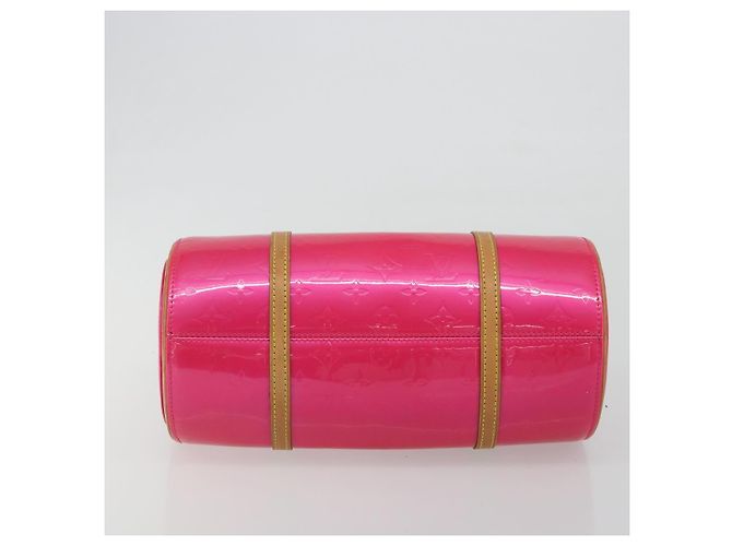 LOUIS VUITTON Monogram Vernis Bedford Bag Fuchsia Pink M91255 LV Auth 190057A Rosa Fuschia - vista 5