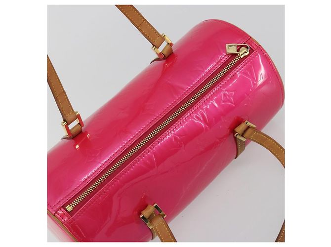 LOUIS VUITTON Monogram Vernis Bedford Bag Fuchsia Pink M91255 LV Auth 190057A Rosa Fuschia - vista 6