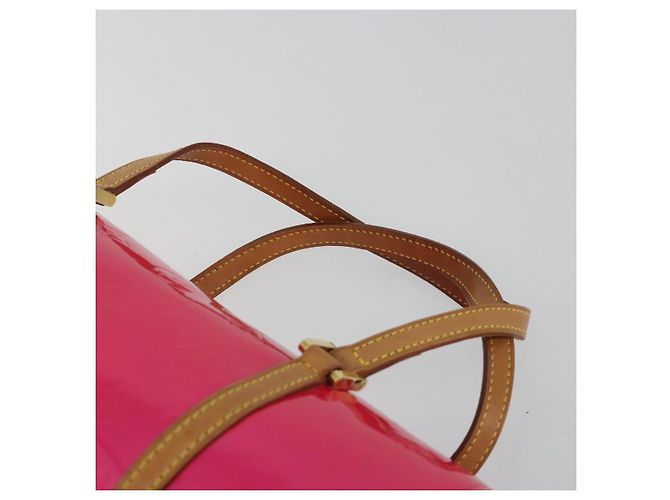 LOUIS VUITTON Monogram Vernis Bedford Bag Fuchsia Pink M91255 LV Auth 190057A Rosa Fuschia - vista 8
