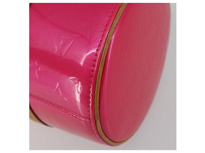 LOUIS VUITTON Monogram Vernis Bedford Bag Fuchsia Pink M91255 LV Auth 190057A Rosa Fuschia - vista 9