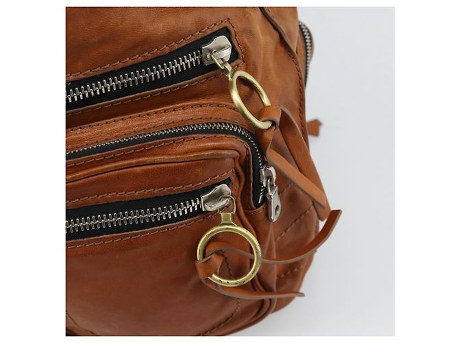 Chloé Borsa a Spalla Chloe Betty in Pelle Marrone Oro Argento Auth fm5404A D'oro - vista 15