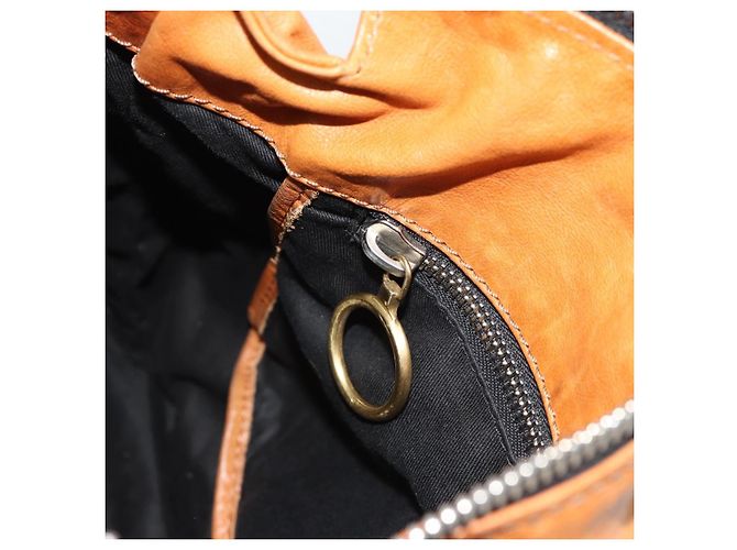Chloé Borsa a Spalla Chloe Betty in Pelle Marrone Oro Argento Auth fm5404A D'oro - vista 21