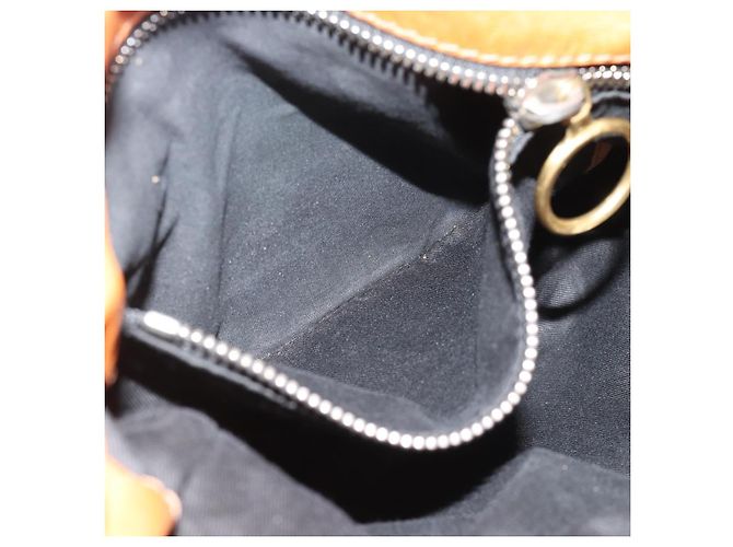 Chloé Borsa a Spalla Chloe Betty in Pelle Marrone Oro Argento Auth fm5404A D'oro - vista 22