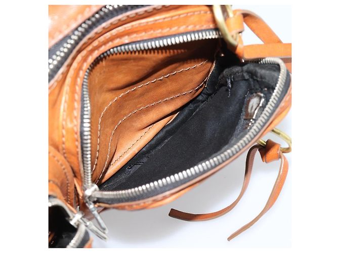 Chloé Borsa a Spalla Chloe Betty in Pelle Marrone Oro Argento Auth fm5404A D'oro - vista 23