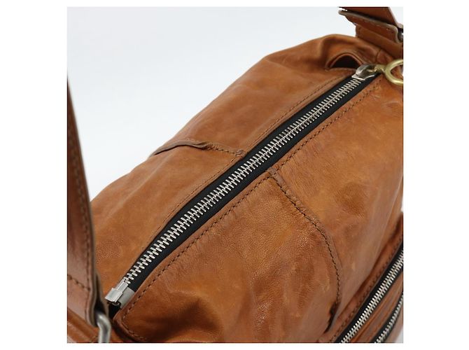 Chloé Borsa a Spalla Chloe Betty in Pelle Marrone Oro Argento Auth fm5404A D'oro - vista 6