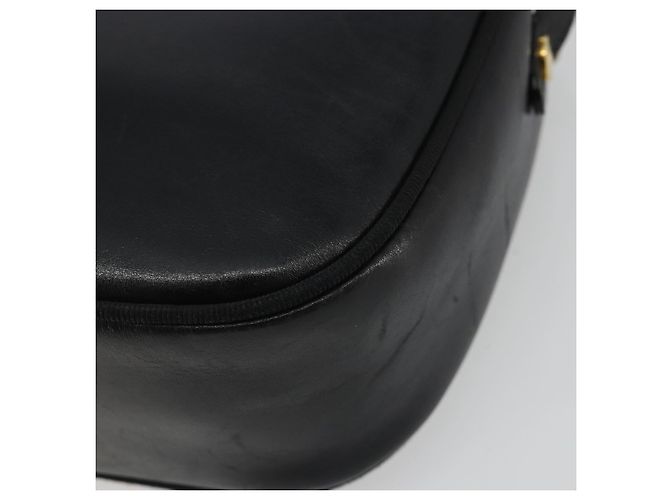 Borsa a tracolla Salvatore Ferragamo Vala in pelle nera e oro Auth gh2213 Nero D'oro - vista 15