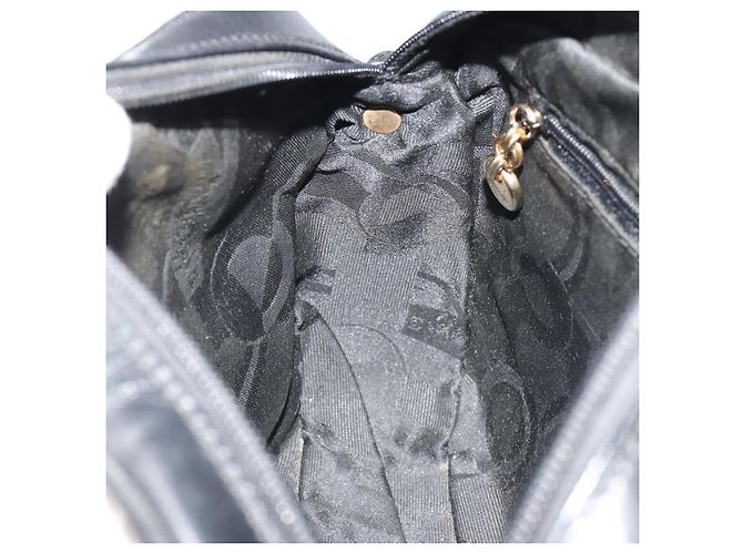 Borsa a tracolla Salvatore Ferragamo Vala in pelle nera e oro Auth gh2213 Nero D'oro - vista 19